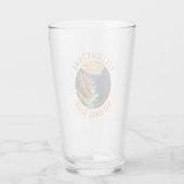 Yellowstone Nationalpark Fluss Distressed Circle Glas (Rückseite)