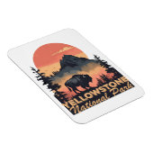 Yellowstone Nationalpark Foto für Ausflüge Magnet (Rechte Seite)