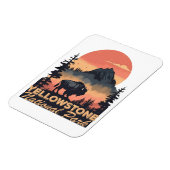 Yellowstone Nationalpark Foto für Ausflüge Magnet (Linke Seite)