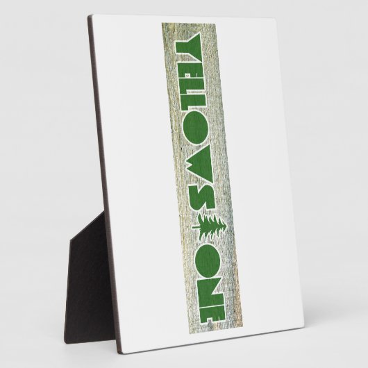 Yellowstone-Nationalpark Fotoplatte (Seite)