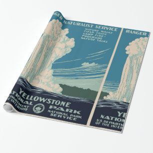 Yellowstone-Nationalpark Geschenkpapier