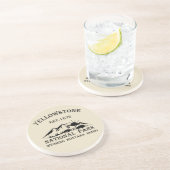 Yellowstone Nationalpark Getränkeuntersetzer (Seite)