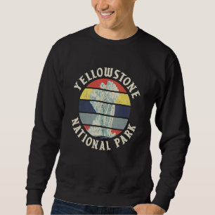 Yellowstone Nationalpark Geyser Alte Treue Sweatshirt