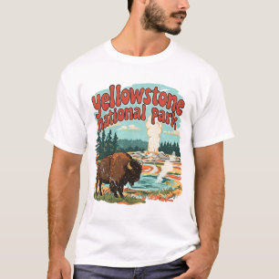 Yellowstone-Nationalpark Geysir Heißquelle T-Shirt