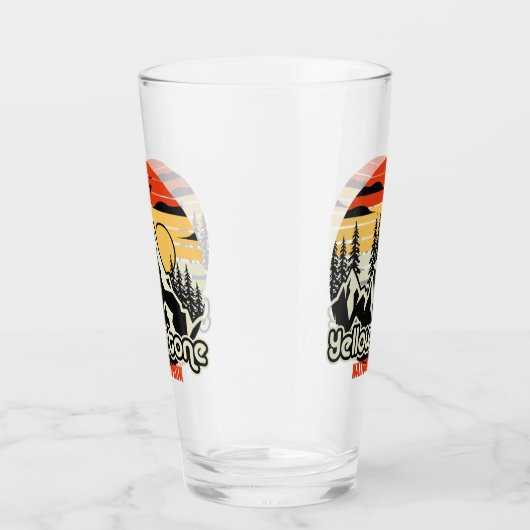 Yellowstone-Nationalpark Glas (Rechts)