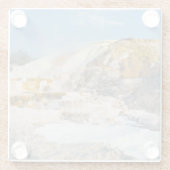 Yellowstone Nationalpark Glasuntersetzer (Rückseite)