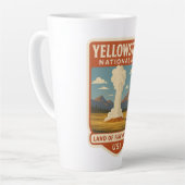 Yellowstone Nationalpark Grand Canyon Milchtasse (Linke Ecke)