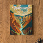 Yellowstone Nationalpark Grand Canyon Poster<br><div class="desc">Yellowstone Vektorgrafik Design. Der Park verfügt über dramatische Schluchten,  alpine Flüsse,  üppige Wälder,  heiße Quellen und wilde Geysire,  einschließlich seiner berühmtesten,  Alten Treue.</div>