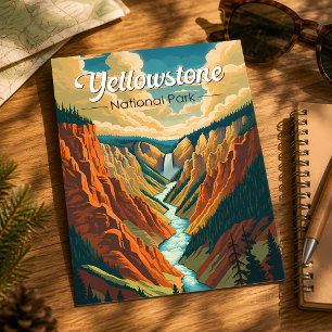 Yellowstone Nationalpark Grand Canyon Postkarte