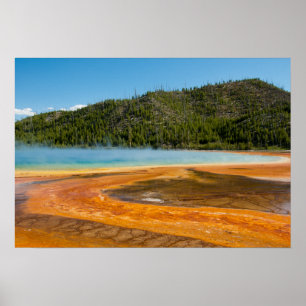 Yellowstone Nationalpark Grand Prisma Spring Poster