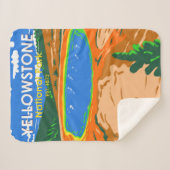 Yellowstone Nationalpark Grand Prisma Spring Sherpadecke (Vorderseite (Horizontal))