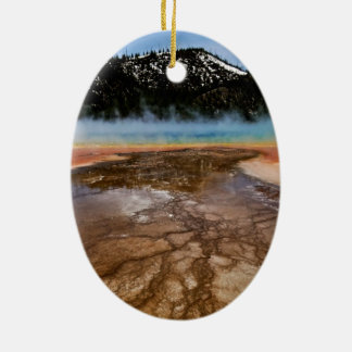 YELLOWSTONE NATIONALPARK, GROSSARTIGES KERAMIKORNAMENT