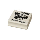 Yellowstone-Nationalpark Gummistempel (Stempel)