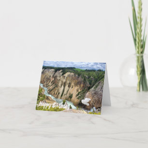 Yellowstone Nationalpark Happy Birthday Card Feiertagskarte