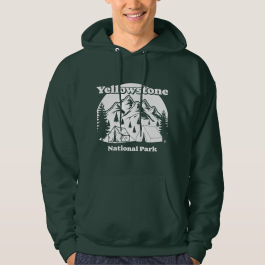 Yellowstone-Nationalpark Hoodie (Vorderseite)