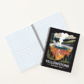 Yellowstone Nationalpark Hot Spring Notizblock (Innenseite)