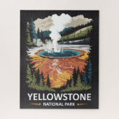 Yellowstone Nationalpark Hot Spring Puzzle (Vertikal)