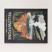Yellowstone Nationalpark Hot Spring Puzzle (Horizontal)