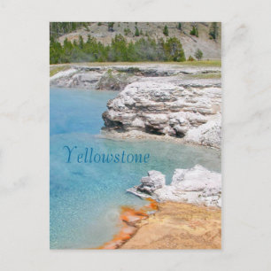 Yellowstone Nationalpark Hotspring Postkarte