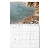 Yellowstone-Nationalpark im Abstrakten Kalender (Feb 2027)