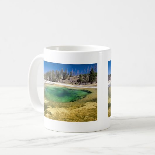 Yellowstone Nationalpark Individuell gestaltbare G Kaffeetasse (Vorderseite Links)