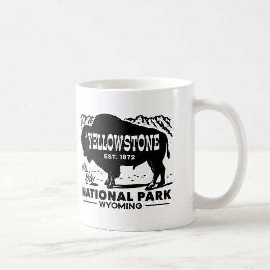 Yellowstone-Nationalpark Kaffeetasse (Rechts)