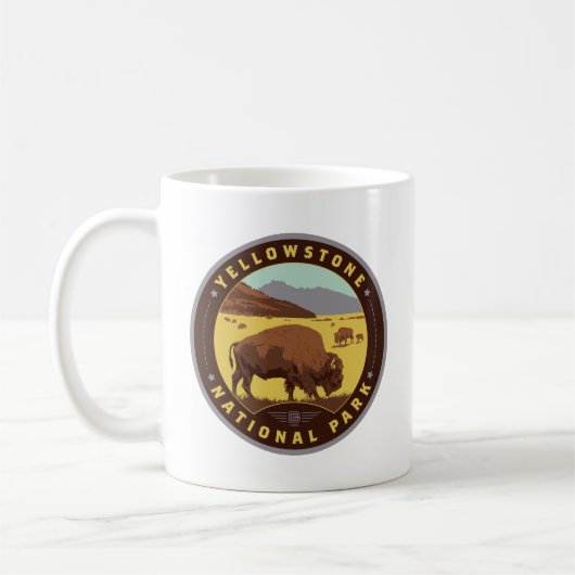 Yellowstone-Nationalpark Kaffeetasse (Links)