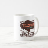 Yellowstone-Nationalpark Kaffeetasse (VorderseiteRechts)