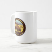 Yellowstone-Nationalpark Kaffeetasse (Vorderseite Links)