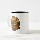 Yellowstone Nationalpark Keramik Tasse (Vorderseite Links)