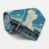 Yellowstone-Nationalpark Krawatte (Gerollt)