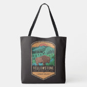 Yellowstone Nationalpark Lamar Tal Tasche (Rückseite)