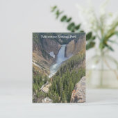 Yellowstone Nationalpark Landschaftliche Aussicht  Postkarte (Stehend Vorderseite)