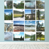 Yellowstone Nationalpark Landschaftsfotografie Leinwanddruck (Insitu (Holzboden))