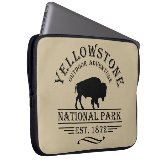 Yellowstone Nationalpark Laptopschutzhülle (Vorne Rechts)