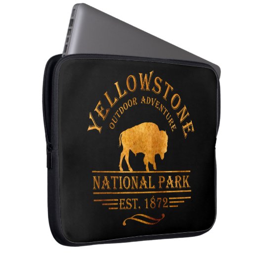 Yellowstone Nationalpark Laptopschutzhülle (Vorne Rechts)