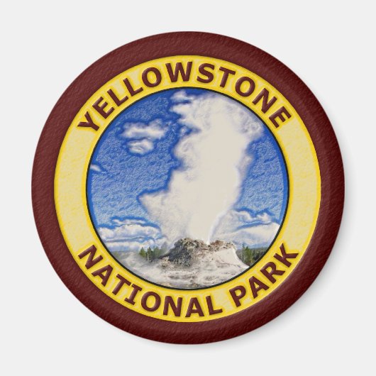 Yellowstone-Nationalpark Magnet (Vorne)
