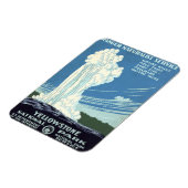 Yellowstone Nationalpark Magnet (Linke Seite)