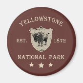 Yellowstone Nationalpark Magnet (Vorne)
