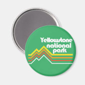 Yellowstone-Nationalpark Magnet (Vorderseite/Rückseite)