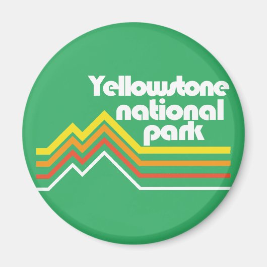 Yellowstone-Nationalpark Magnet (Vorne)