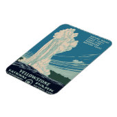 Yellowstone-Nationalpark Magnet (Linke Seite)