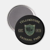 Yellowstone Nationalpark Magnet (Vorderseite/Rückseite)