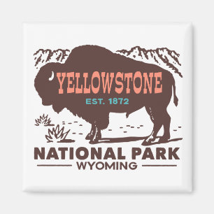 Yellowstone-Nationalpark Magnet