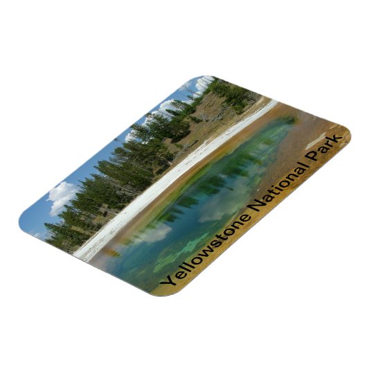 Yellowstone-Nationalpark Magnet (Linke Seite)