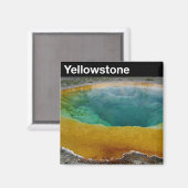Yellowstone-Nationalpark Magnet (Vorderseite/Rückseite)