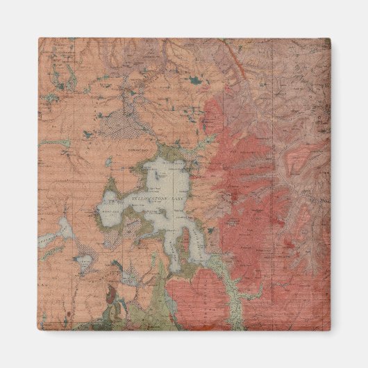 Yellowstone-Nationalpark Magnet (Vorne)