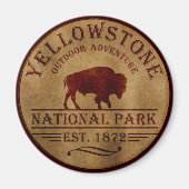 Yellowstone Nationalpark Magnet (Vorne)
