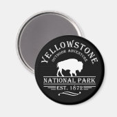 Yellowstone Nationalpark Magnet (Vorderseite/Rückseite)