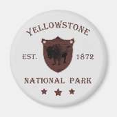 Yellowstone Nationalpark Magnet (Vorne)